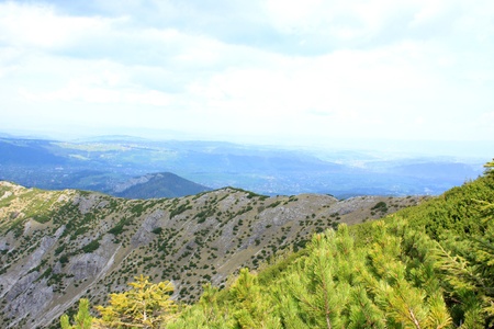 The beautiful mountain in Polandの写真素材