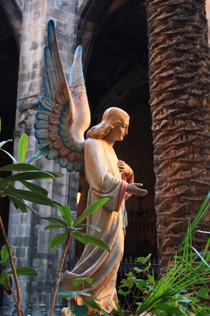 The beautiful angel in the Spainの写真素材