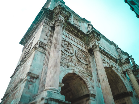 It is the only one in Rome arch built to commemorate the victory over the external enemy is not, as in the Civil War.のeditorial素材