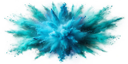 A Vibrant and Dynamic Splash of Colorful Paint Blots and Splatter Backgroundの写真素材