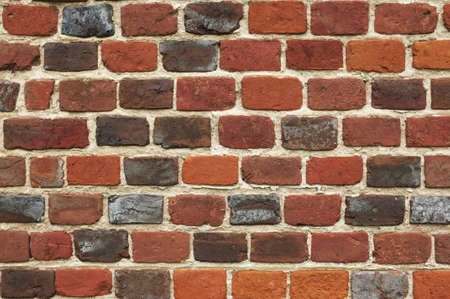 Old brick wall. Grunge background. Wall of weathered bricks