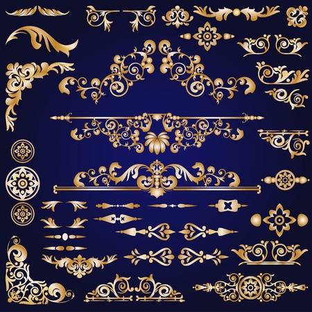 Design elements collectionのイラスト素材