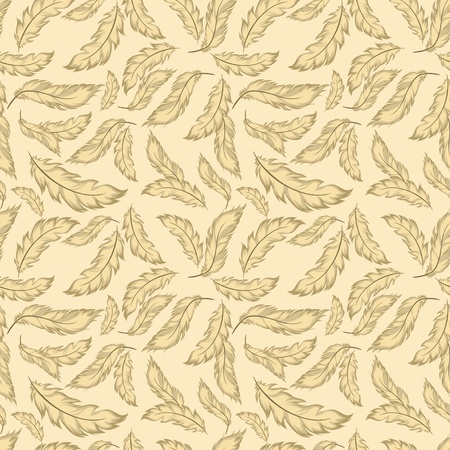 Feather seamless patternのイラスト素材