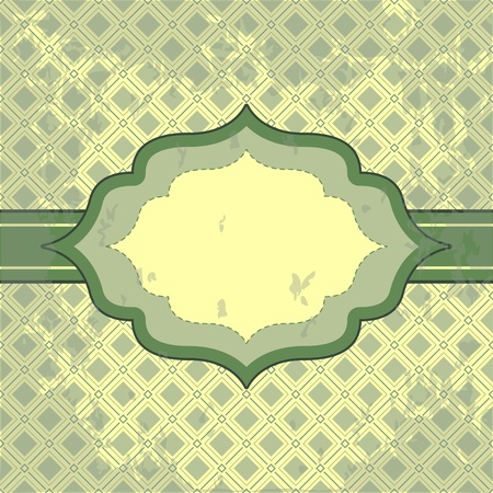 Vector vintage pattern and frame for designのイラスト素材