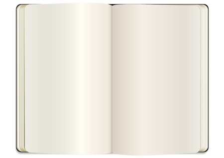 open clear note bookのイラスト素材