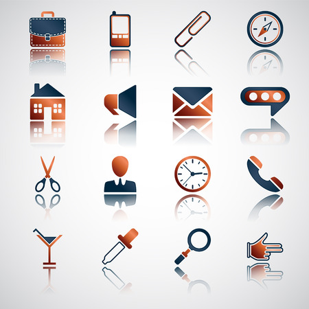 Set of bright buttons for your siteのイラスト素材