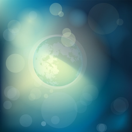 Blue moon abstract backgroundのイラスト素材