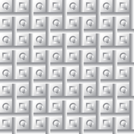 Seamless geometry volume pattern. Vector Illustration.のイラスト素材