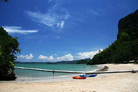 Beautiful beach, Krabi , South of Thailandの写真素材