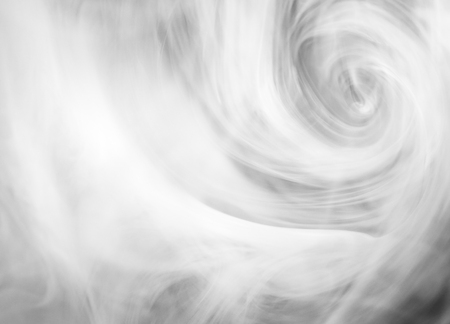 Abstract white smoke on black background .の写真素材