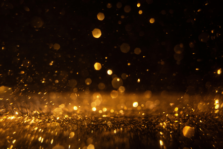 Abstract of christmas and bokeh light with glitter background .の写真素材