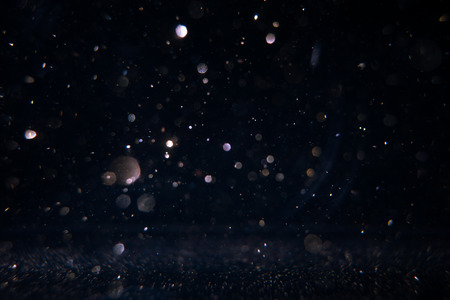 Abstract of christmas and bokeh light with glitter background .の写真素材
