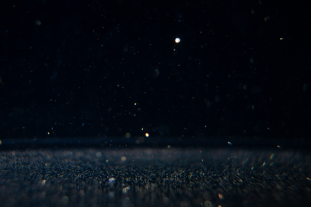Abstract of christmas and bokeh light with glitter background .の写真素材