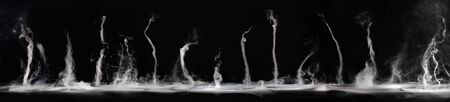 Abstract smoke on a dark background. Isolatedの写真素材