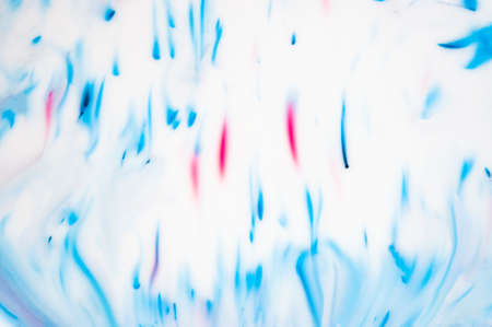 Blue blurred lines on a white background, illustration.の写真素材
