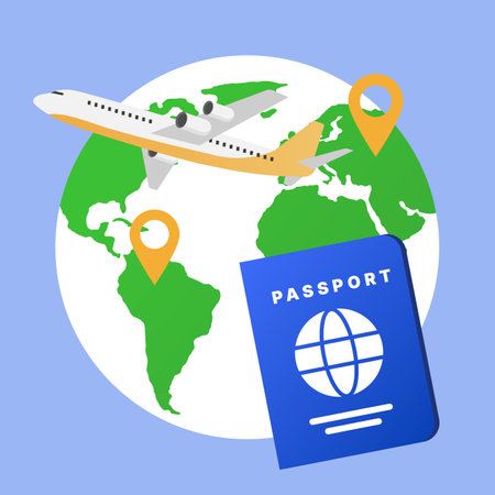 International Travel and Global Tourismのイラスト素材