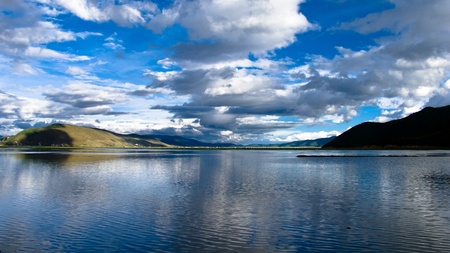 Yunnan sea landscape viewの写真素材