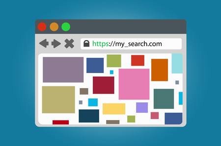 Browser window for Internet access.のイラスト素材