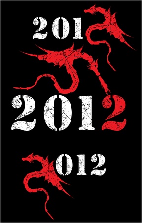 2012 new yearのイラスト素材