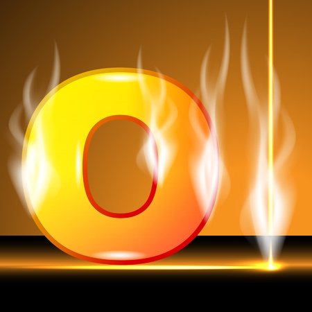 Hot alphabet of devilのイラスト素材