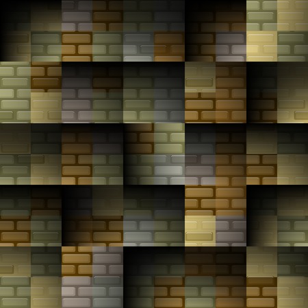 Abstract brick seamless illustration for your designのイラスト素材