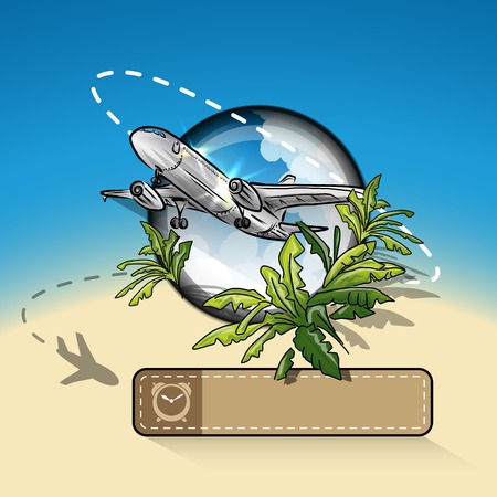 Airport arrival signboardのイラスト素材