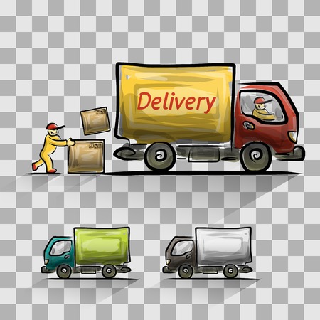 Deliveryのイラスト素材