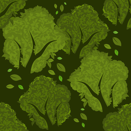 Forest seamless pattern, vector illustration for Your design, eps10のイラスト素材