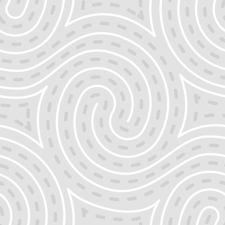 Psychedelic swirl maze seamless pattern, vector illustrationのイラスト素材