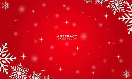 Red background with christmas theme for any presentationのイラスト素材