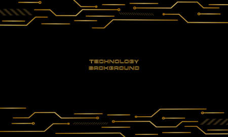 SIMPLE GOLD TECHNOLOGY BACKGROUND VERY SIMPLE BUT ESTETICのイラスト素材