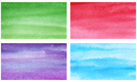 splash watercolor background with smooth gradient color setのイラスト素材