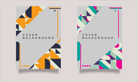 geometric minimal cover backgroundのイラスト素材