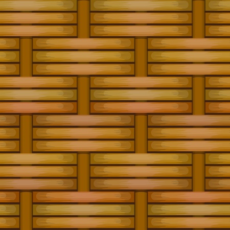 wicker basket weaving pattern, seamless texture backgroundのイラスト素材