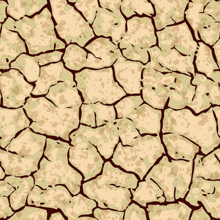 vector seamless cracked dry ground background patternのイラスト素材