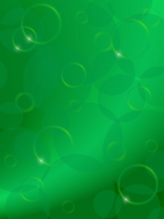 Green abstract light circle background pattern のイラスト素材