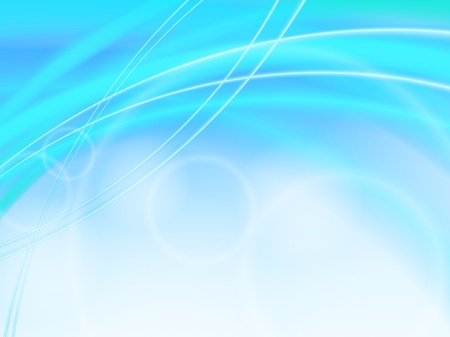 blue smooth waves light design template frame EPS10 backgroundのイラスト素材