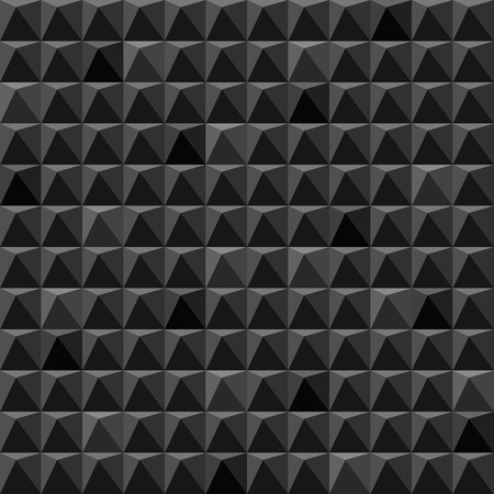 Abstract geometric background with cubes in blackのイラスト素材