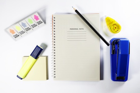 office tool on white background