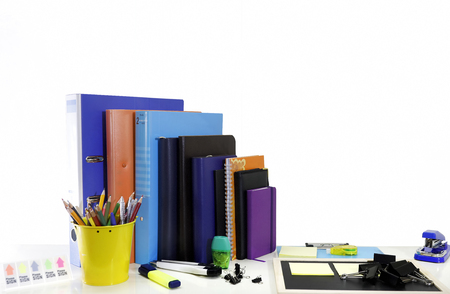 office tool on white backgroundの写真素材