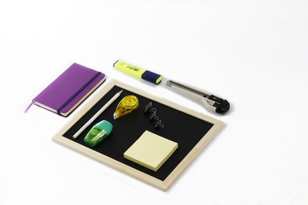 office tool on white backgroundの写真素材