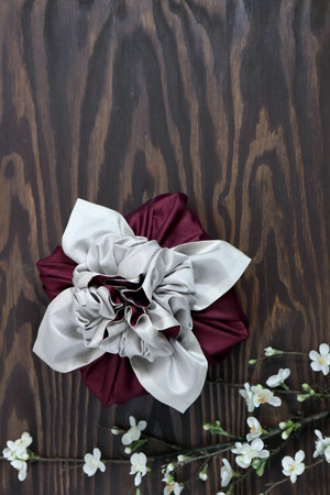 Gift wrapping for Korean traditional holidaysの写真素材