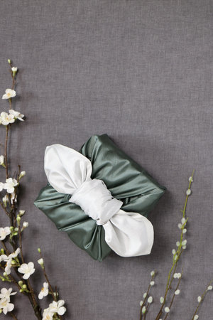 Gift wrapping for Korean traditional holidaysの写真素材