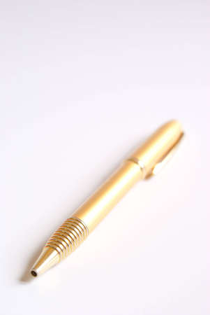 A golden ballpenの写真素材