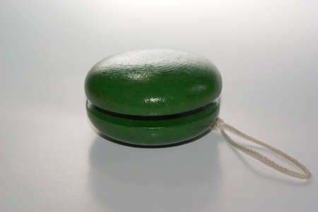 A green Yo-Yoの写真素材