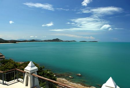 Koh Samui East Coast Viewの写真素材