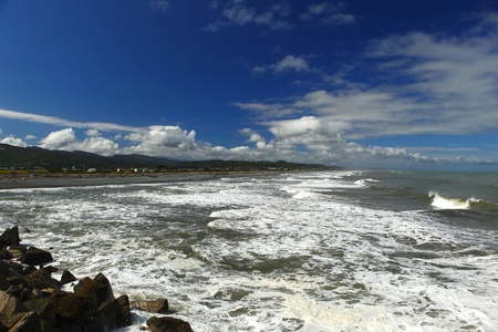 New Zealand Westport Coastの写真素材