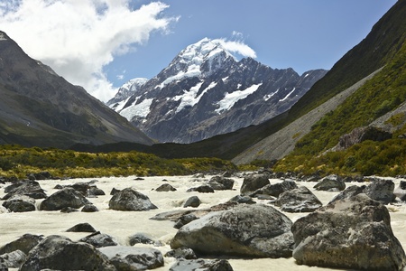Mt Cook Mountainの写真素材
