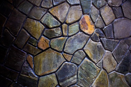 Stone Wall Mosaicの写真素材