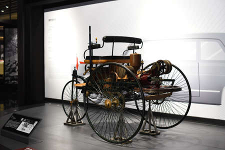 Classic car in the museumのeditorial素材